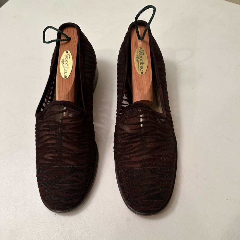 YVES SAINT LAURENT vintage brown see thru design in great condition